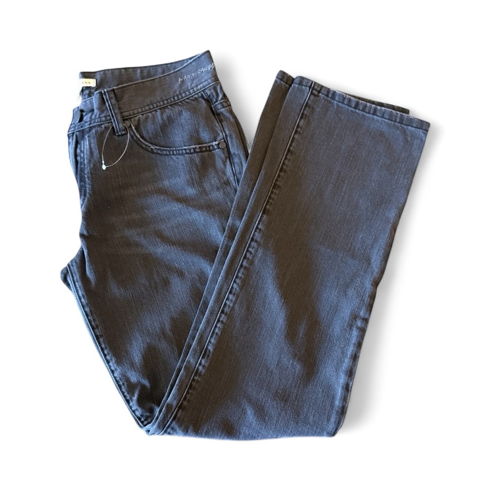 NWOT CAbi Jeans Women’s Sz 6 Dark Gray Straight Leg Cotton Denim Pants Style 188